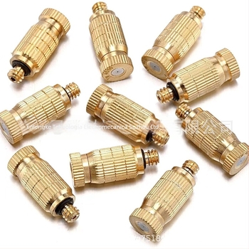 Duză atomizare cu două etape, din alamă, filet 10-24 UNC, presiune înaltă (sistem de atomizare pentru grădină în aer liber)