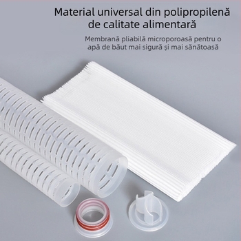 Element filtrant pliabil cu pori micropori, debit mare, PP bumb