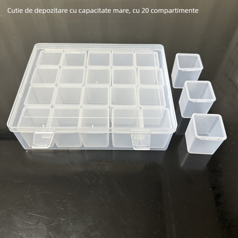 Cutie de depozitare pentru bijuterii și mărgele, stil japonez, 18L, cu logo, pentru utilizare în mașină, proiecte DIY