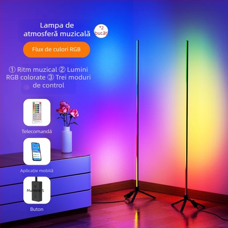 Lampa de noapte cu baterie încorporată, abajur din sticlă, întrerupător cu buton, control inteligent, ≤36V