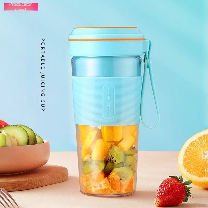 Cupă portabilă de sucuri, fără fir, 50W, patru lame, baterie încorporată, curățare automată, plastic PC alimentar