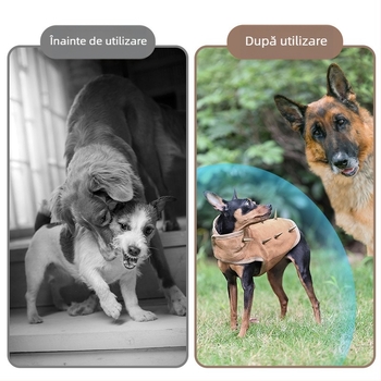 Vesta pentru câini – respirabilă, scut anti-mușcătură, protecție împotriva rupturilor, cataramă reglabilă, PD10077, DogLemi