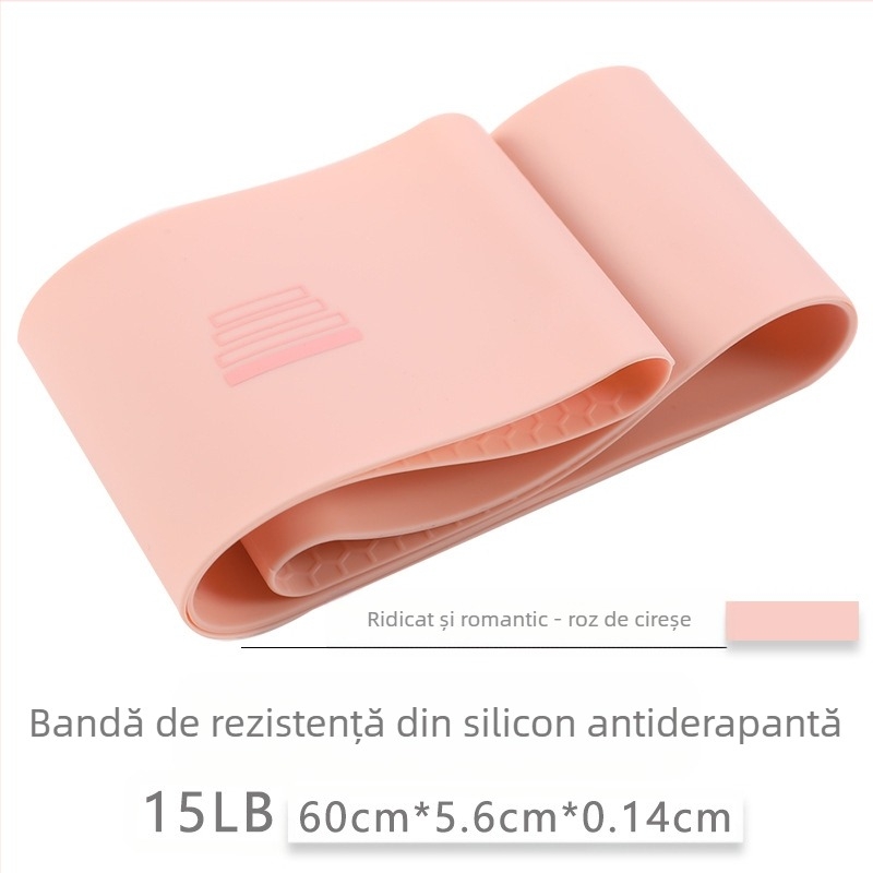 Tengmei inel de yoga cu bandă de rezistență, silicon pentru antrenament acasă, genuflexiuni și modelare șolduri (Material: Silicon; Categorie: ajutor yoga; Brand: Tengmei)