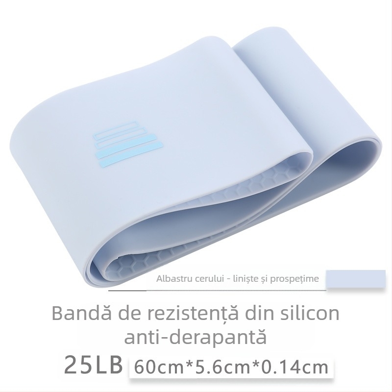 Tengmei inel de yoga cu bandă de rezistență, silicon pentru antrenament acasă, genuflexiuni și modelare șolduri (Material: Silicon; Categorie: ajutor yoga; Brand: Tengmei)