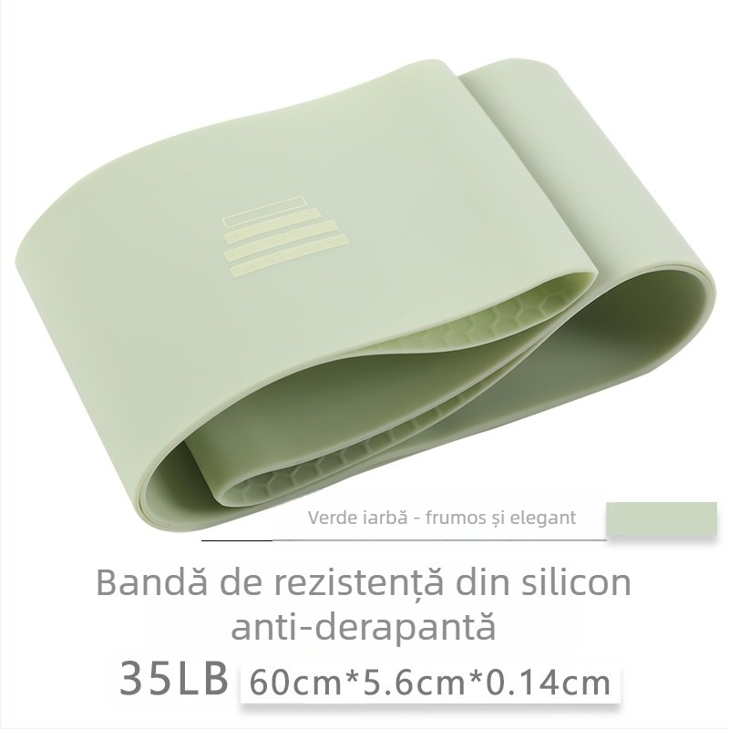 Tengmei inel de yoga cu bandă de rezistență, silicon pentru antrenament acasă, genuflexiuni și modelare șolduri (Material: Silicon; Categorie: ajutor yoga; Brand: Tengmei)