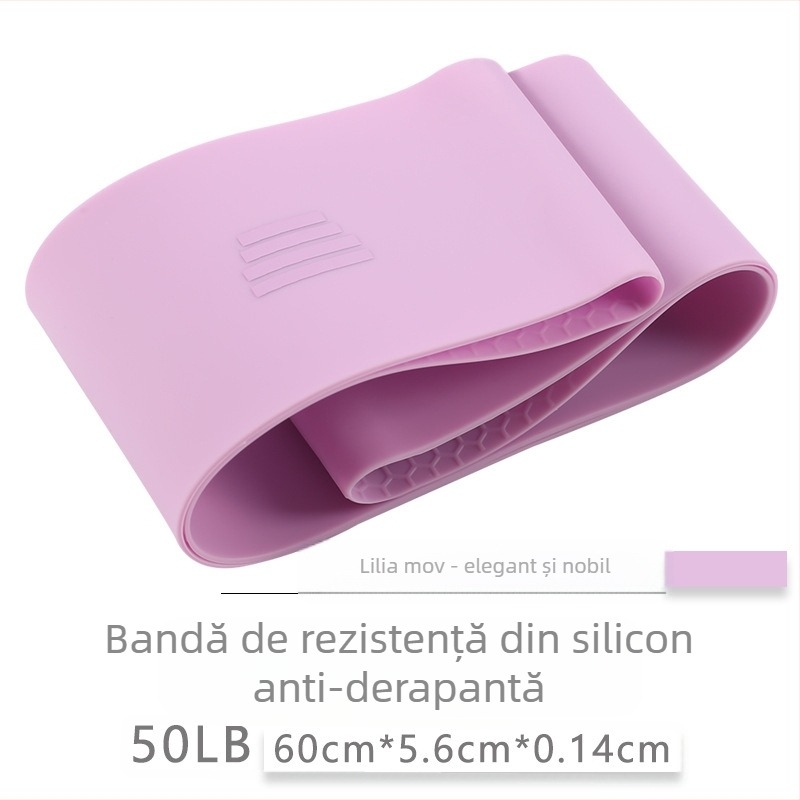 Tengmei inel de yoga cu bandă de rezistență, silicon pentru antrenament acasă, genuflexiuni și modelare șolduri (Material: Silicon; Categorie: ajutor yoga; Brand: Tengmei)