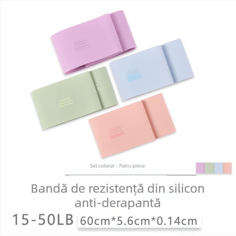 Tengmei inel de yoga cu bandă de rezistență, silicon pentru antrenament acasă, genuflexiuni și modelare șolduri (Material: Silicon; Categorie: ajutor yoga; Brand: Tengmei)