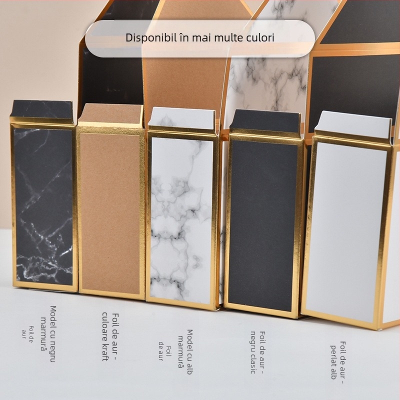 Cutie pentru flori cu design tip plic, handmade, model hot stamping envelope flower box, din carton alb de 600 g, ambalaj 12 bucăți, brand Qianxi packaging.