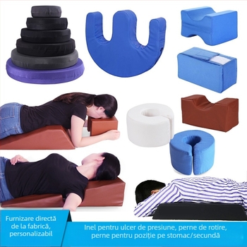 Padă de poziționare din material textil/spumă pentru îngrijire și prevenire a decubitului, Model TWD-QT, pentru membre, cu logo tipărit, personalizabil