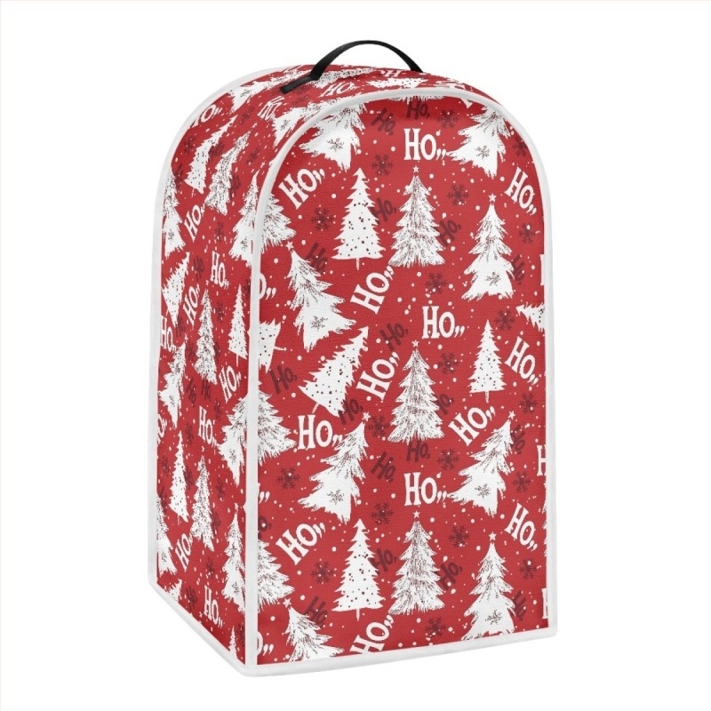 Husă pentru procesorul de bucătărie – poliester, model de Crăciun, personalizabilă