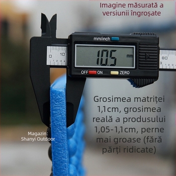 Pernuță portabilă XPE pentru dans pătrat, impermeabilă și rezistentă la umezeală, covor de spumă pliabil pentru camping, pentru o persoană