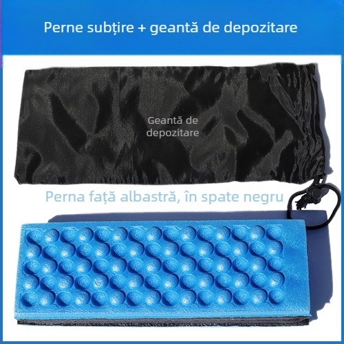 Pernuță portabilă XPE pentru dans pătrat, impermeabilă și rezistentă la umezeală, covor de spumă pliabil pentru camping, pentru o persoană