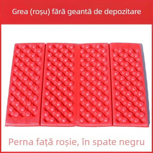 Pernuță portabilă XPE pentru dans pătrat, impermeabilă și rezistentă la umezeală, covor de spumă pliabil pentru camping, pentru o persoană