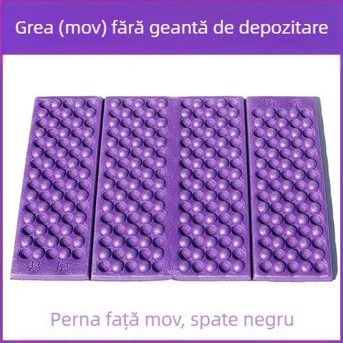 Pernuță portabilă XPE pentru dans pătrat, impermeabilă și rezistentă la umezeală, covor de spumă pliabil pentru camping, pentru o persoană