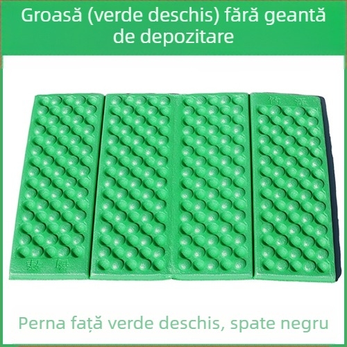 Pernuță portabilă XPE pentru dans pătrat, impermeabilă și rezistentă la umezeală, covor de spumă pliabil pentru camping, pentru o persoană