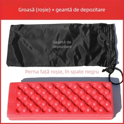 Pernuță portabilă XPE pentru dans pătrat, impermeabilă și rezistentă la umezeală, covor de spumă pliabil pentru camping, pentru o persoană