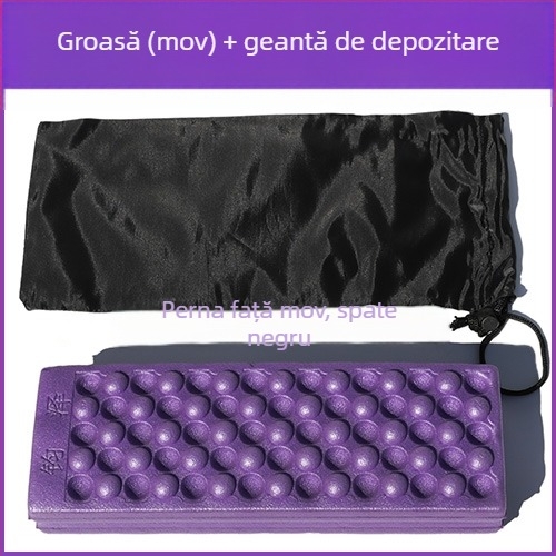 Pernuță portabilă XPE pentru dans pătrat, impermeabilă și rezistentă la umezeală, covor de spumă pliabil pentru camping, pentru o persoană