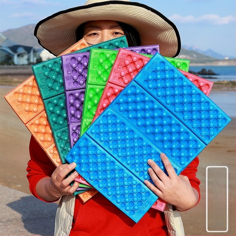 Pernuță portabilă XPE pentru dans pătrat, impermeabilă și rezistentă la umezeală, covor de spumă pliabil pentru camping, pentru o persoană