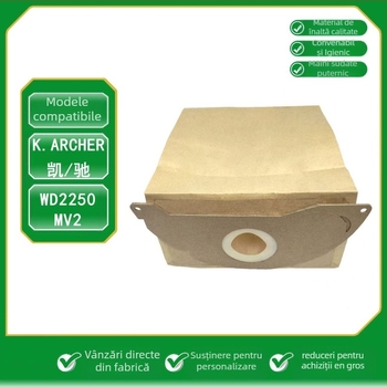 Geantă de colectare a prafului pentru aspirator WD2MV2, utilizare casnică, model WD2MV2, potrivită pentru 51–100 m²