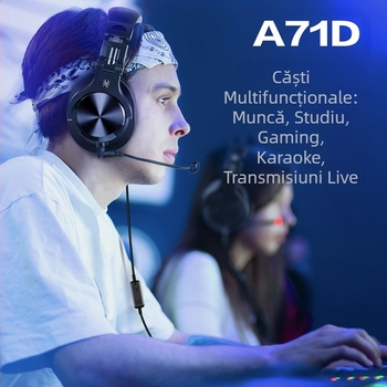 Oneodio A71D headset cablat pentru cap cu microfon, 3,5 mm plug