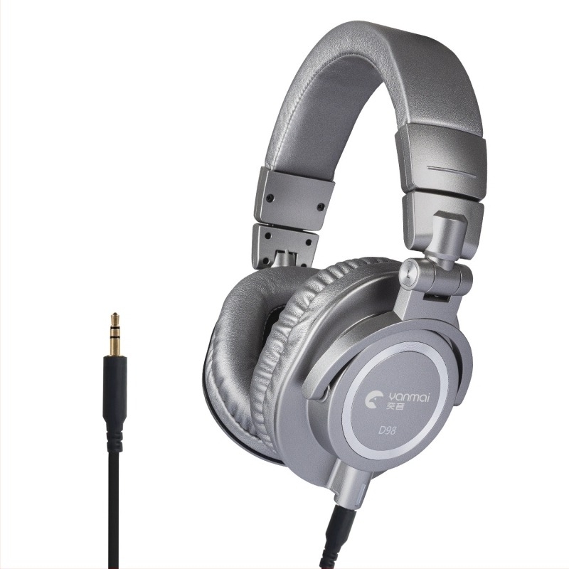 Căști monitor DJ cu difuzor de 50 mm, cablu de 2 m, jack 3,5/6,3 mm, răspuns în frecvență 15 Hz-20 kHz