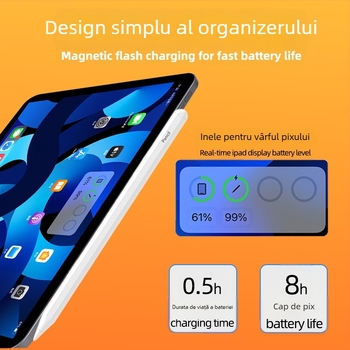 Stylus pentru iPad: stilou capacitiv cu încărcare magnetică, Brand Currency, Model 394, Cod produs 394