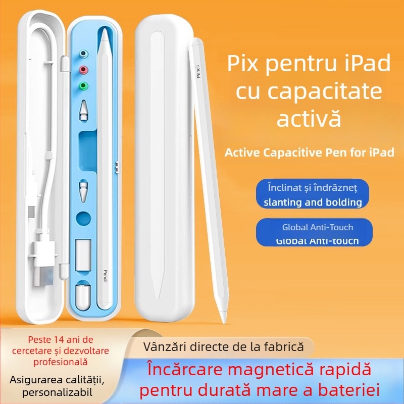 Stylus pentru iPad: stilou capacitiv cu încărcare magnetică, Brand Currency, Model 394, Cod produs 394