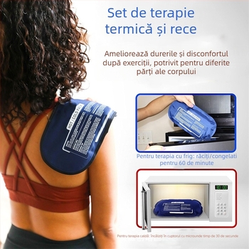 Chuangnuo Gel Ice Pack pentru terapie caldă și rece — ameliorează durerile articulare și musculare; pentru genunchi, umăr și gât; nylon; 25 buc.