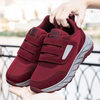 Pantofi de mers pentru femei cu lățime mare — ușori, din pânză, călcâi plat, vârf ascuțit, vară