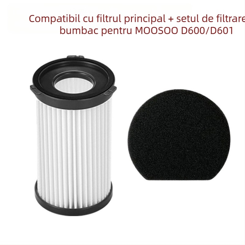 Filtru pentru accesorii aspirator – compatibil Moosoo D600/D601, model H-V6-600, brand catchwell, pentru uz casnic