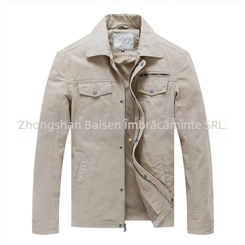 Jachetă din bumbac în stil coreean, croială lejeră pentru iarnă, fermoar frontal, căptușeală din bumbac