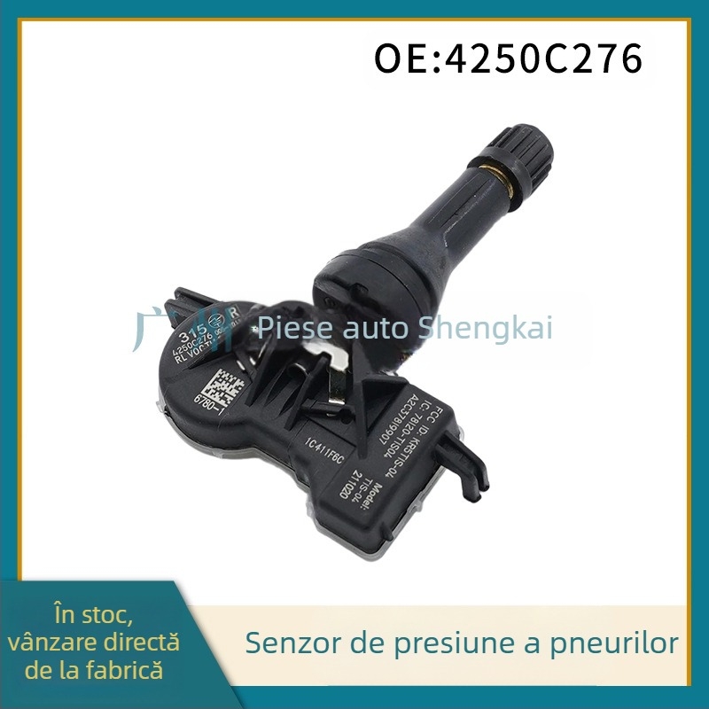 Senzor TPMS pentru presiunea în pneuri 4250C276 pentru Mitsubishi Outlander — precizie 0,1 bar, gamă de măsurare standard, cod produs 4250C276, brand Shengkai