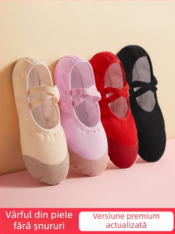 Pantofi de dans pentru băieți – ușori, antiderapant, rezistenți, respirabili; talpă MD; Brand Ballet Girl; Model M; pentru antrenament de dans, activități în grup, competiții, spectacole, studio