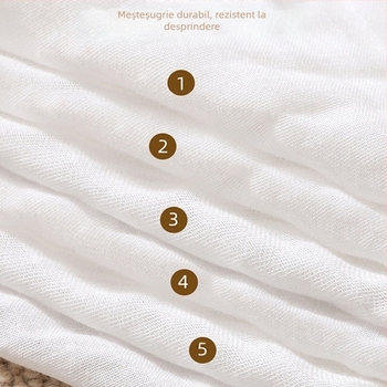 Prosop mic de față din bumbac pur, șervețel pentru saliva pentru bebeluți, potrivit pentru copii 3–8 ani