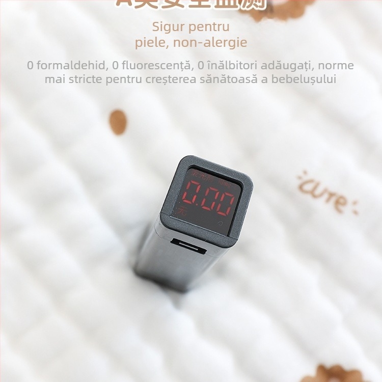 Prosop mic de față din bumbac pur, șervețel pentru saliva pentru bebeluți, potrivit pentru copii 3–8 ani