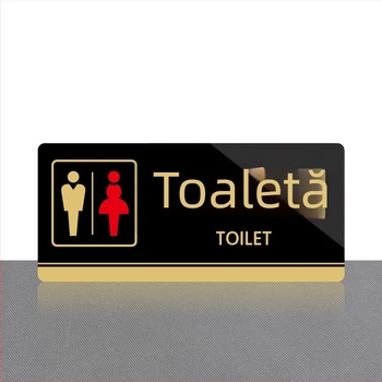 Semn publicitar din acrilic, pandant pătrat, imprimare UV, personalizabil, stil simplu modern