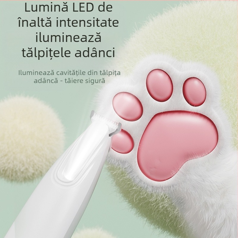 Trimmer pentru blana animalelor de companie – clipper reîncărcabil, corp ABS, potrivit pentru pisici și câini, model S9S