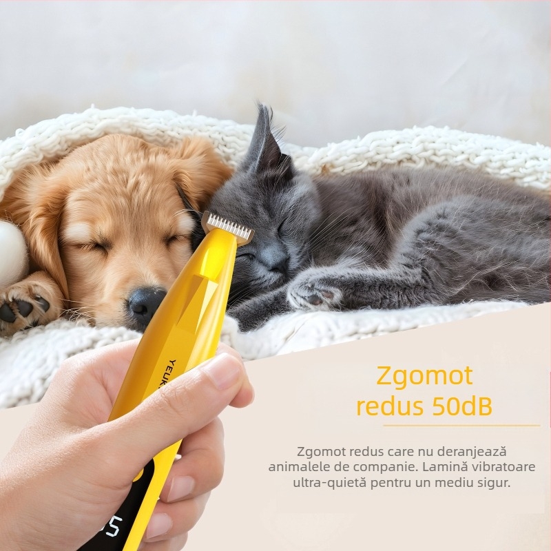 Aparat de tuns electric pentru animale de companie - pentru câini și pisici - corp ABS - Export transfrontalier exclusiv - Brand autorizat