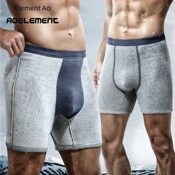 Lenjerie termică bărbătească cu căptușeală fleece, țesut tricotat, talie medie, fără cusături, poliester