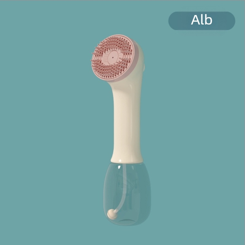 Perie portabilă electrică pentru baie, pentru animale de companie cu bule – pentru câini și pisici, elimină părul liber, ABS