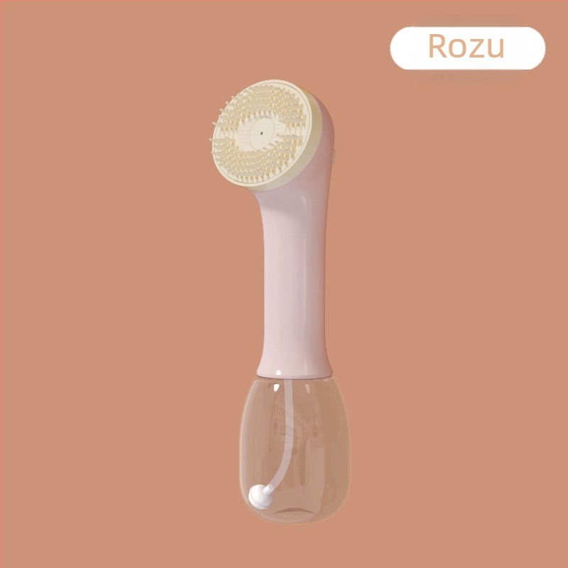 Perie portabilă electrică pentru baie, pentru animale de companie cu bule – pentru câini și pisici, elimină părul liber, ABS