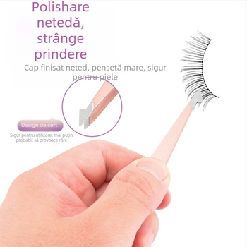 Set portabil pentru sprâncene: clips pentru sprâncene, trimer pentru sprâncene, foarfecă pentru sprâncene – oțel inoxidabil