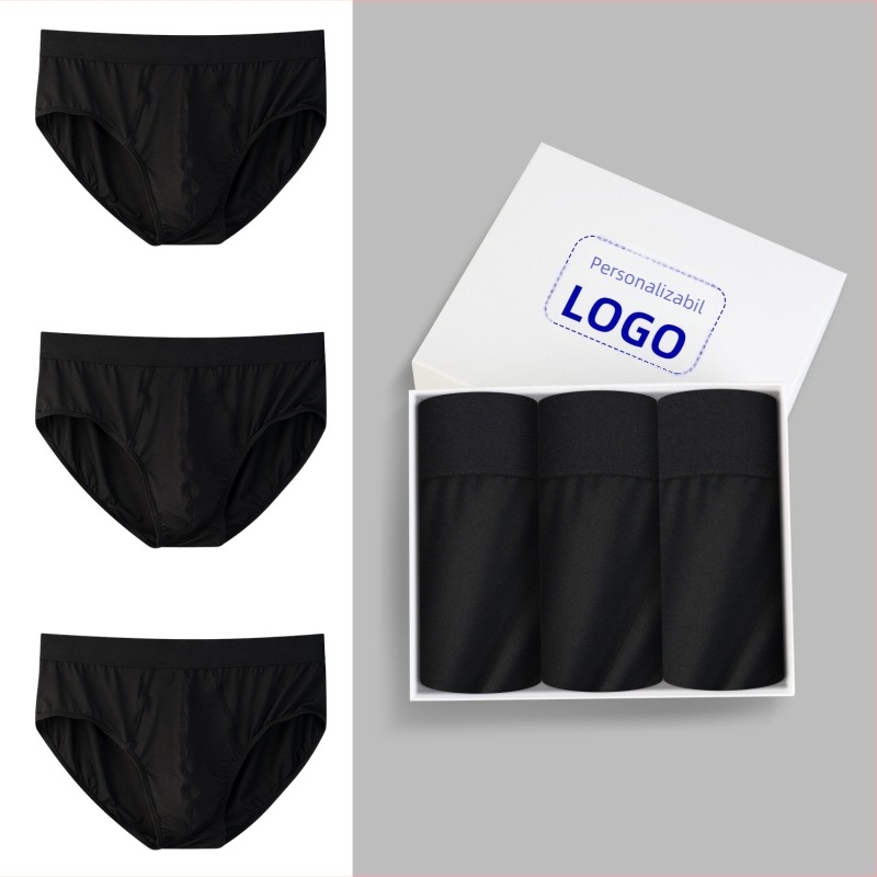 Boxeri bărbați cu buzunar mare, poliester respirabil, talie medie, confort pe tot sezonul