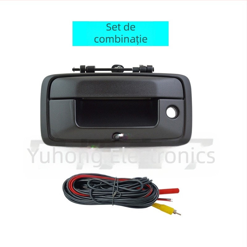 Cameră de vedere spre spate pentru mânerul hayon Chevrolet Silverado/Sierra - 1080p, unghi de vizualizare 170°, 12V, HY-80172021, carcasă din plastic+metal, CVBS/AHD