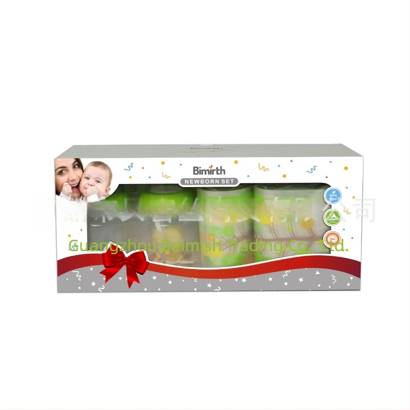 Bimirth Set cadou pentru depozitarea laptelui matern – pungi PE de 250 ml, pungă pentru cuptorul cu microunde, perie pentru sticle și pungă de sterilizare (cutie cadou)