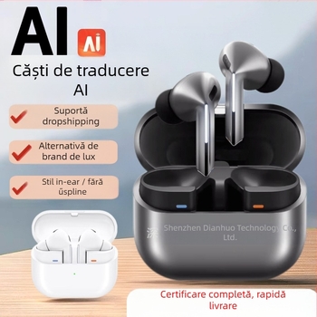 Căști Bluetooth in-ear cu ENC reducere a zgomotului, IPX7 rezistente la apă, Bluetooth 5.3, autonomie 4–8 ore