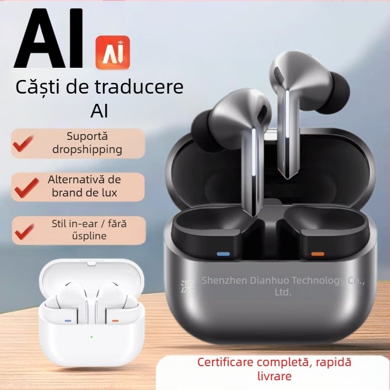 Căști Bluetooth in-ear cu ENC reducere a zgomotului, IPX7 rezistente la apă, Bluetooth 5.3, autonomie 4–8 ore
