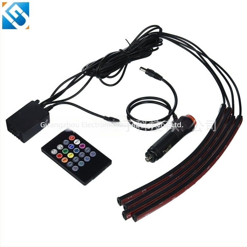 Lumină ambientală LED pentru automobil, model APP36, 10 W, 12 V, 0.5 A, silicon