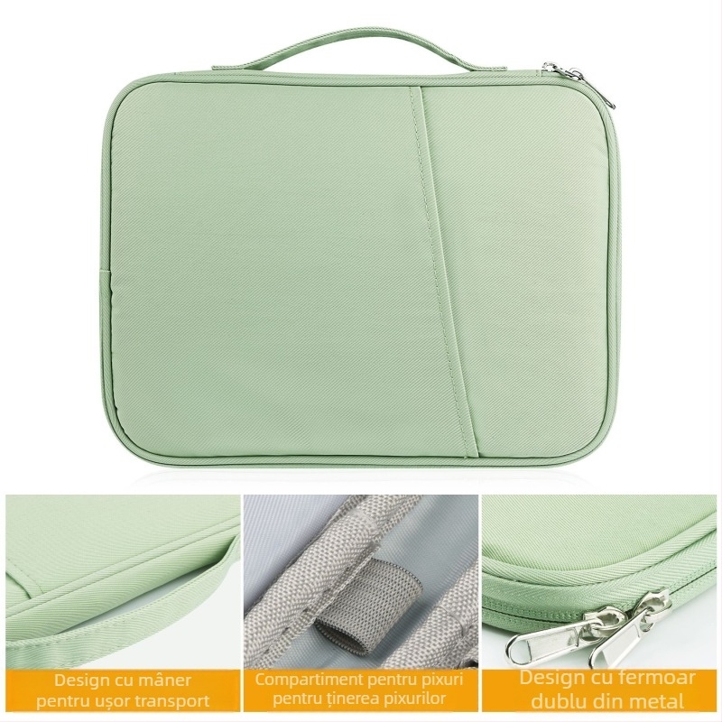 Geantă pentru tabletă iPad - impermeabilă, rezistentă la uzură, protecție la șocuri (Material: poliester; Captușeală: poliester; Brand: Yixiang)