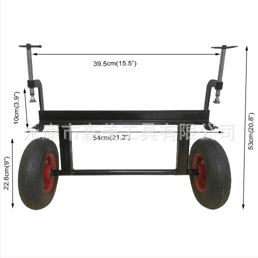 Rola mobilă pentru plăci de lemn cu raft – pentru ateliere de tâmplărie și suport foto – SENMAL Smpw001